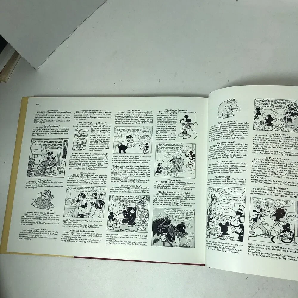 Walt Disney's Mickey Mouse in Color Gottfredson 1988 HC‎ First Edition Vintage B